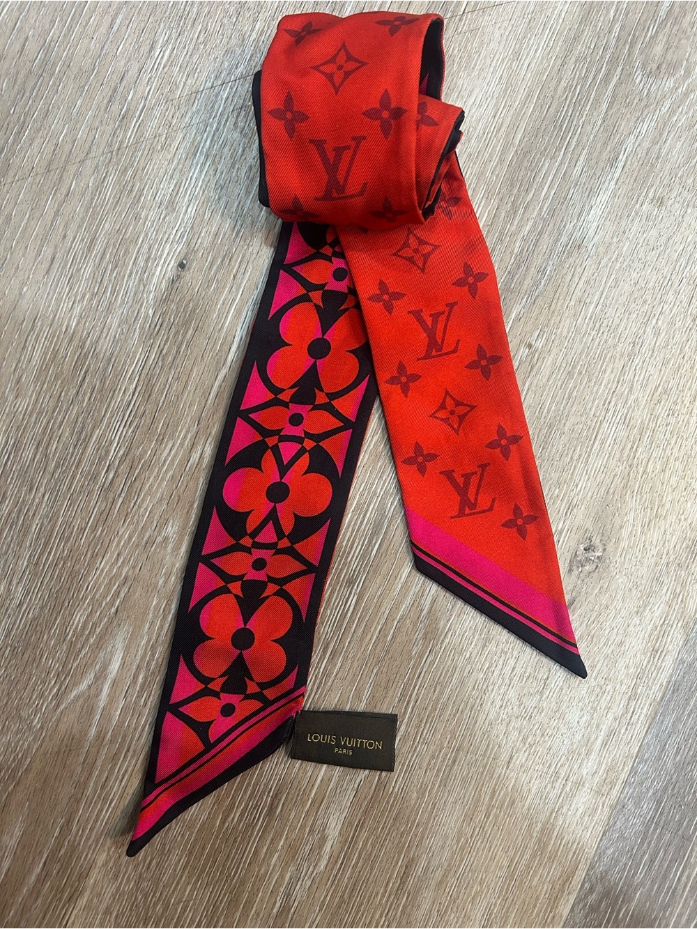 Rare LOUIS VUITTON SILK MONOGRAM BB BANDEAU